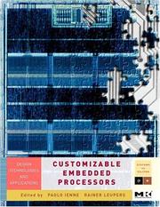 Customizable embedded processors : design technologies and applications /