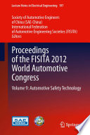 Proceedings of the FISITA 2012 World Automotive Congress.