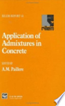 Application of admixtures in concrete /