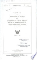 Report of the Delegation to Europe of the Committee on Armed Services, House of Representatives, One Hundred Second Congress, second session.