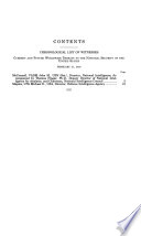 Current and future worldwide threats to the national security of the United States : hearing before the Committee on Armed Services, United States Senate, One Hundred Tenth Congress, first session, February 27, 2007.