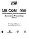 MILCOM 1999 : IEEE Military Communications Conference Proceedings, 31 October - 3 November, Atlantic City, New Jersey /