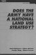 Does the Army have a national land use strategy? /