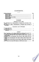 An examination of the report of the House Select Committee on U.S. National Security and Military/Commercial Concerns with the People's Republic of China : hearing before the International Security, Proliferation, and Federal Services Subcommittee of the Committee on Governmental Affairs, United States Senate, One Hundred Sixth Congress, first session, May 26, 1999.