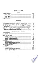 Nominations of Hon. Clark Kent Ervin, Janet Hale, and Linda M. Springer : hearing before the Committee on Governmental Affairs, United States Senate, One Hundred Eighth Congress, first session on the nominations of Hon. Clark Kent Ervin, to be Inspector General for the Department of Homeland Security, Janet Hale to be Under Secretary for Management for the Department of Homeland Security, and Linda M. Springer to be Controller of the Office of Federal Financial Management for the Office of Management and Budget, February 27, 2003.