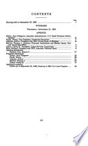 Secondary market for guaranteed portions of 7(a) loans : hearing before the Subcommittee on Government Programs and Oversight of the Committee on Small Business, House of Representatives, One Hundred Fifth Congress, second session, Washington, DC, September 23, 1998.