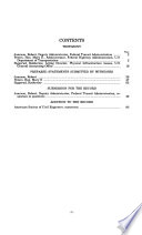 Status of the nation's highway and transit systems : capital and maintenance needs : hearing before the Subcommittee on Highways and Transportation [i.e. Transit] of the Committee on Transportation and Infrastructure, House of Representatives, One Hundred Seventh Congress, second session, September 26, 2002.