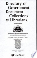 Directory of Government document collections & librarians.