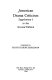 American drama criticism : supplement II to the second edition /