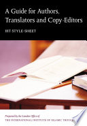 A guide for authors, translators and copy-editors : IIIT style-sheet /