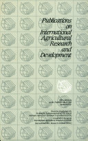 Publications on international agricultural research and development : 1984 exhibition at the Frankfurt Book Fair /