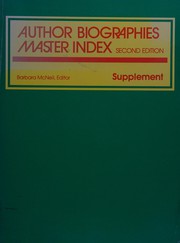 Author biographies master index. Supplement /