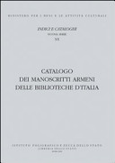 Catalogo dei manoscritti armeni delle biblioteche d'Italia /