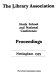 Study school and national conference : proceedings, Nottingham, 1979 /