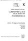 Library of Congress classification. K. Law in general. Comparative and uniform law. Jurisprudence /