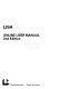 LISA online user manual.
