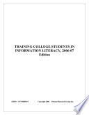 Training college students in information literacy.