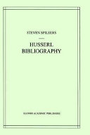 Husserl bibliography /