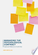 Managing the Psychological Contract : Employee Relations in South Asia /