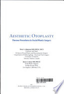 Aesthetic otoplasty : Thomas procedures in facial plastic surgery /