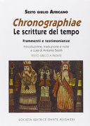 Chronographiae : le scritture del tempo : frammenti e testimonianze /