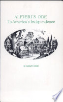 Alfieri's Ode to America's independence /