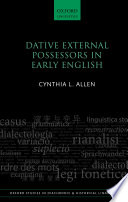 Dative external possessors in early English /