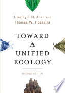 Toward a unified ecology /