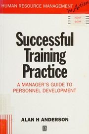 Successful training practice : a manager's guide to personnel development /