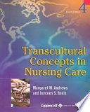 Transcultural concepts in nursing care /