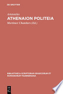 Aristoteles Ath�enai�on politeia /