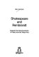 Shakespeare and Rembrandt : metaphorical representation in poetry and the visual arts /