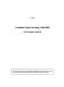 Canadian Prairie farming, 1960-2000 : an economic analysis /