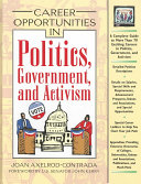 Career opportunities in politics, government, and activism /