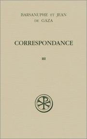 Correspondance /