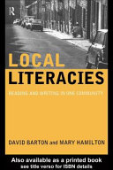 Local literacies : reading and writing in one community /