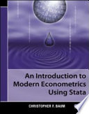 An introduction to modern econometrics using Stata /