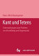 Kant und Tetens : Untersuchungen zum Problem von Vorstellung und Gegenstand /