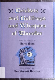 Crickets and bullfrogs and whispers of thunder /
