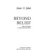 Beyond belief : essays on religion in a post-traditional world /