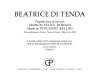 Beatrice di Tenda : tragedia lirica in two acts /