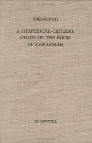 A historical-critical study of the book of Zephaniah /