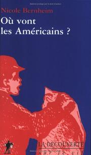 Où vont les Américains? /