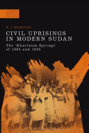 Civil Uprisings in Modern Sudan.