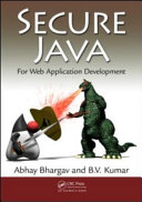 Secure Java : for web application development /