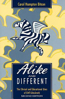 Alike and different : the clinical and educational uses of Orff-Schulwerk /