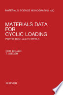 Materials data for cyclic loading.