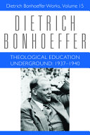 Theological education underground, 1937-1940 /