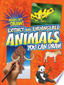 Extinct and endangered animals you can draw