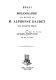 Essai de bibliographie des oeuvres de M. Alphonse Daudet avec fragments inédits.